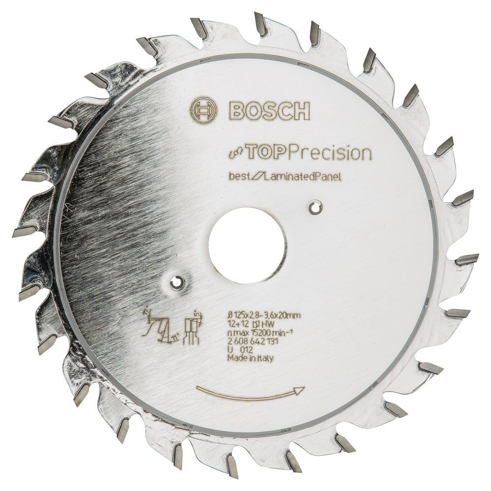 Bosch Best for LaminatedPanel 125*20 mm 12+12 D
