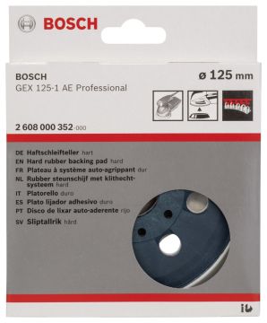 Bosch 125 mm Zımp. Tabanı Sert (GEX)