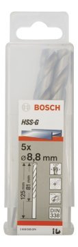 Bosch HSS-G 8,8*125 mm 5'li Paket