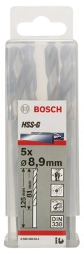 Bosch HSS-G 8,9*125 mm 5'li Paket