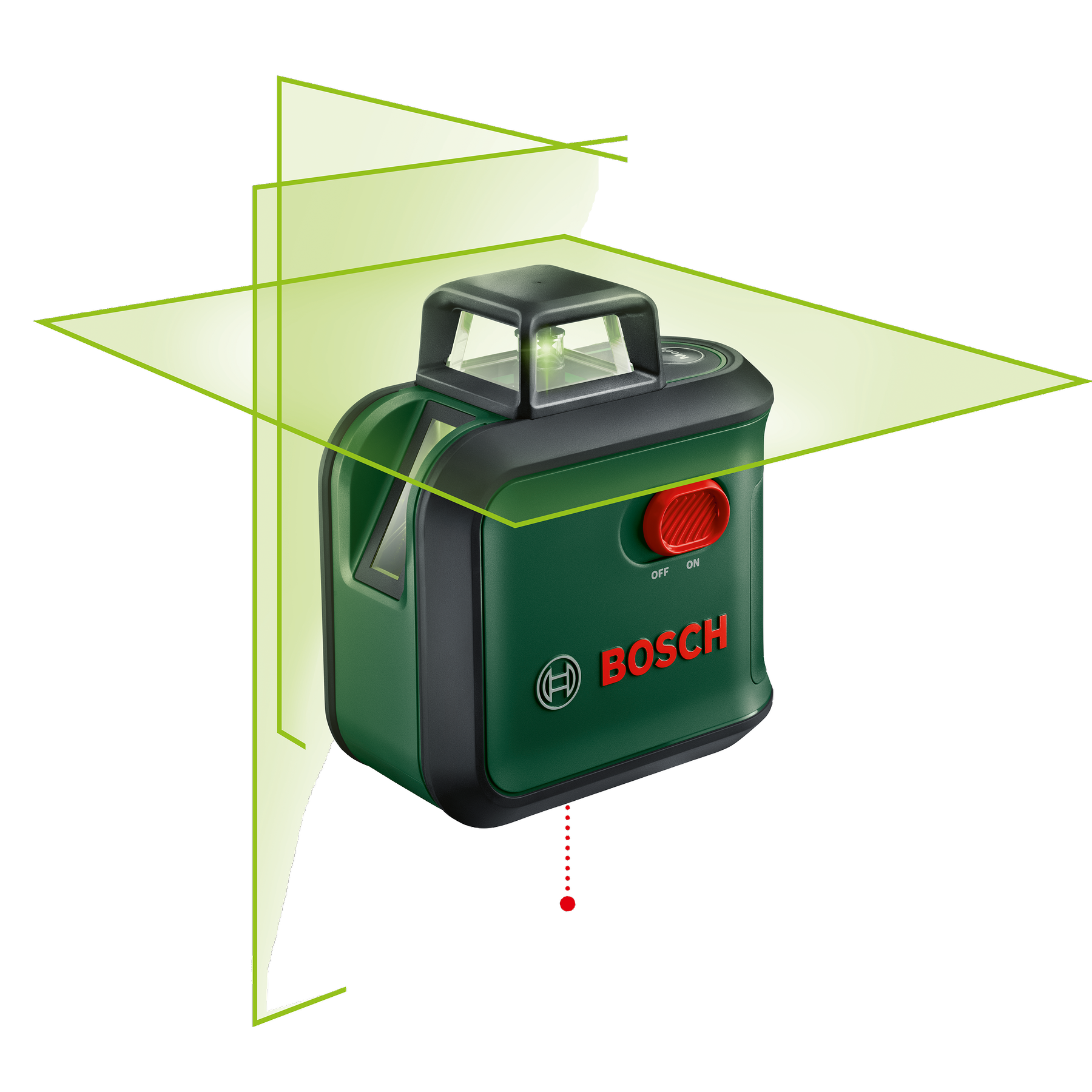 Bosch Çapraz çizgi lazeri AdvancedLevel 360 Seti