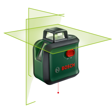 Bosch Çapraz çizgi lazeri AdvancedLevel 360 Seti