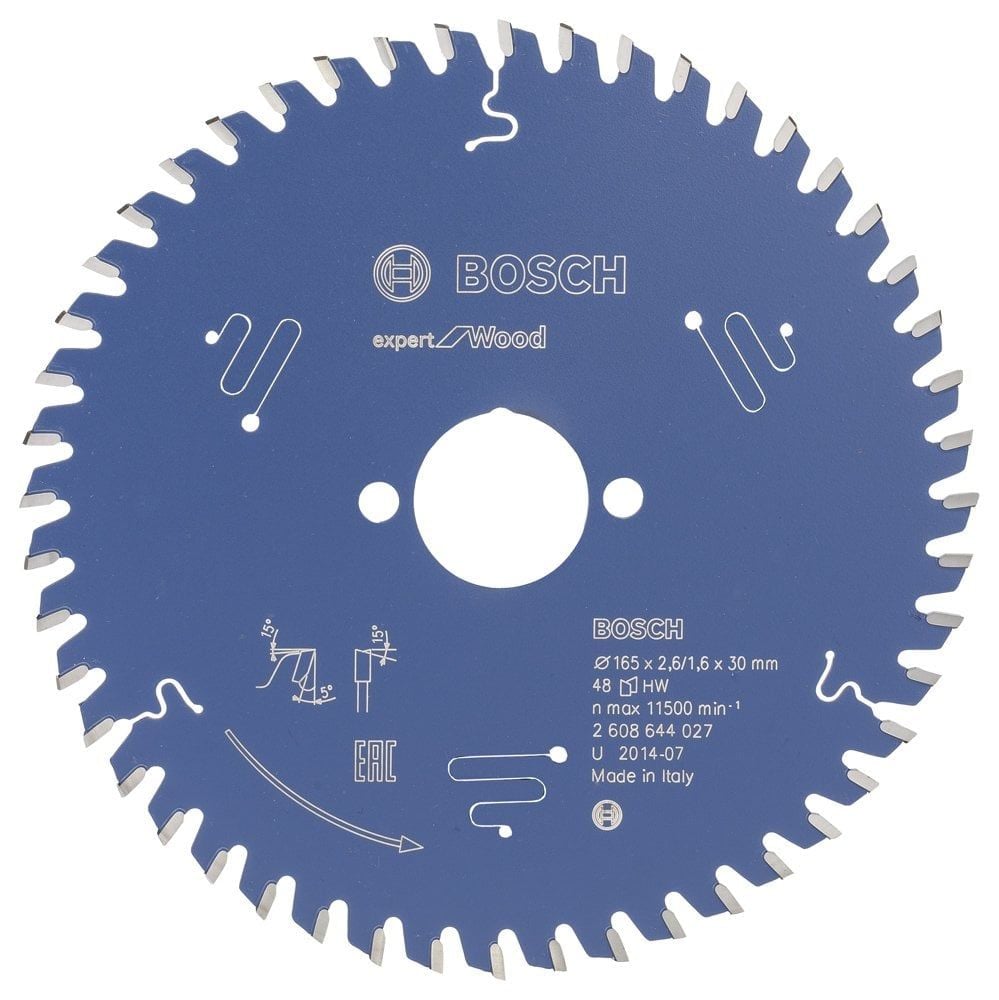 Bosch Expert for Wood 165*30 mm 48 Diş