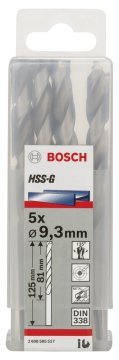 Bosch HSS-G 9,3*125 mm 5'li Paket