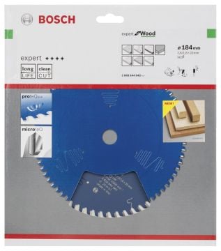 Bosch Expert for Wood 184*20 mm 56 Diş