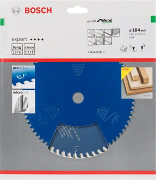 Bosch Expert for Wood 184*30 mm 56 Diş