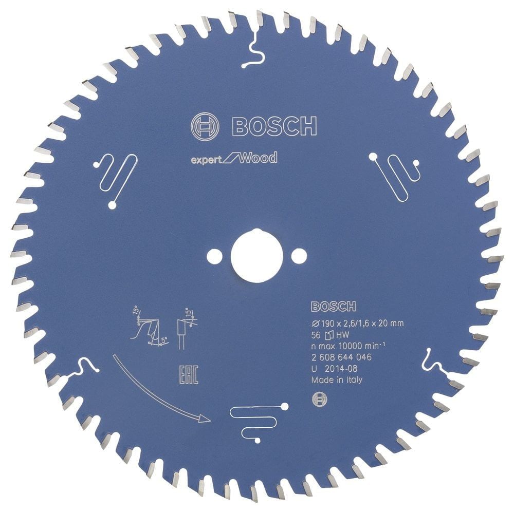 Bosch Expert for Wood 190*20 mm 56 Diş