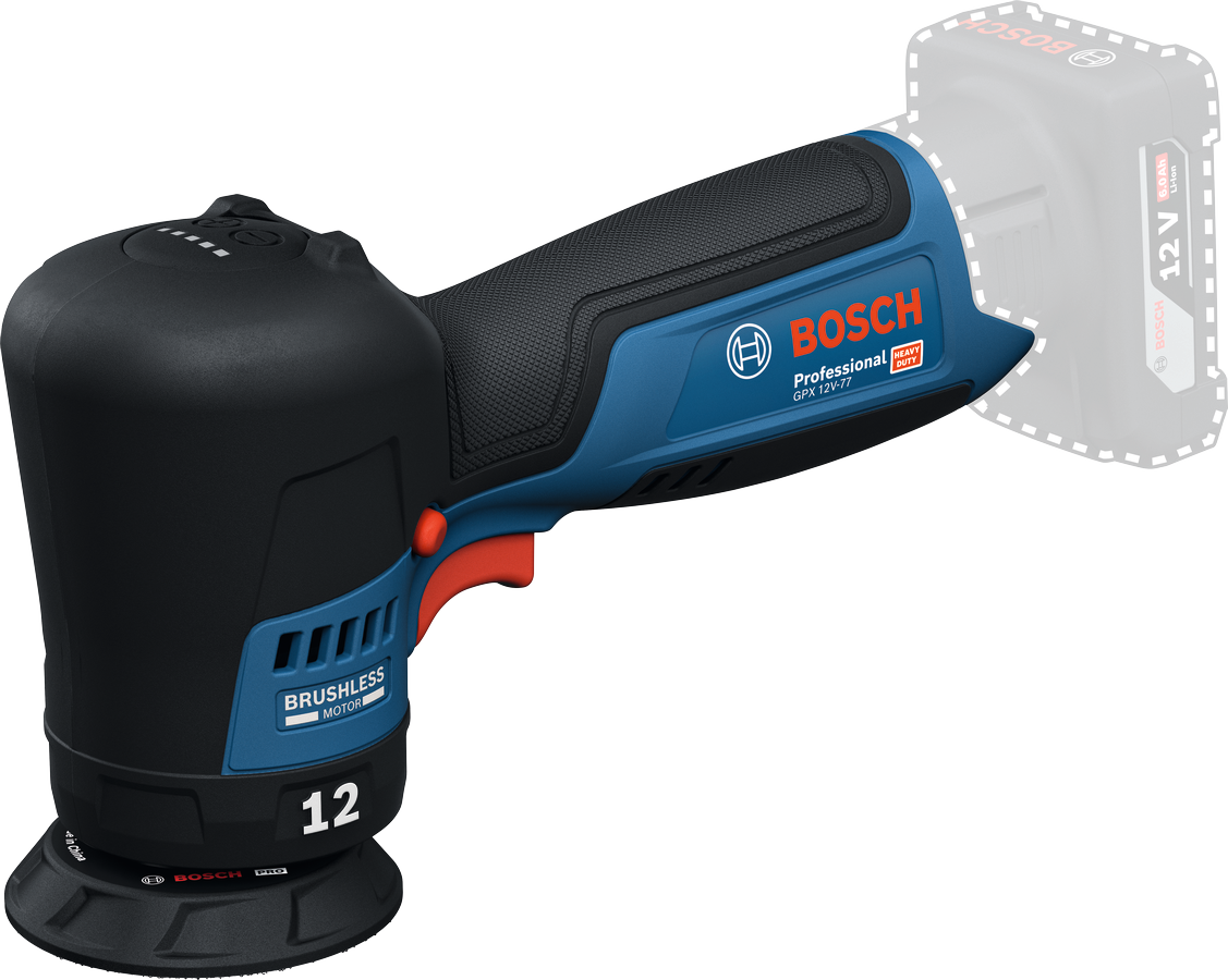 Bosch GPX 12V-77 Akülü Polisaj Makinesi Solo