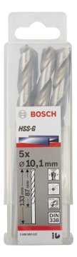 Bosch HSS-G 10,1*133 mm 5'li Paket