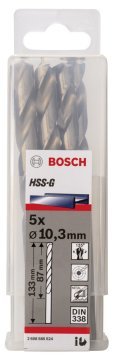Bosch HSS-G 10,3*133 mm 5'li Paket