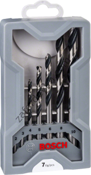 Bosch 7 Parça HSS PointTeQ Metal Delme Ucu Mini-X-Line Seti 2 - 10 mm