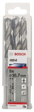Bosch HSS-G 10,7*142 mm 5'li Paket