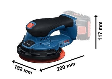 Bosch Professional Akülü GEX 18V-150-3 Eksantrik Zimpara Solo