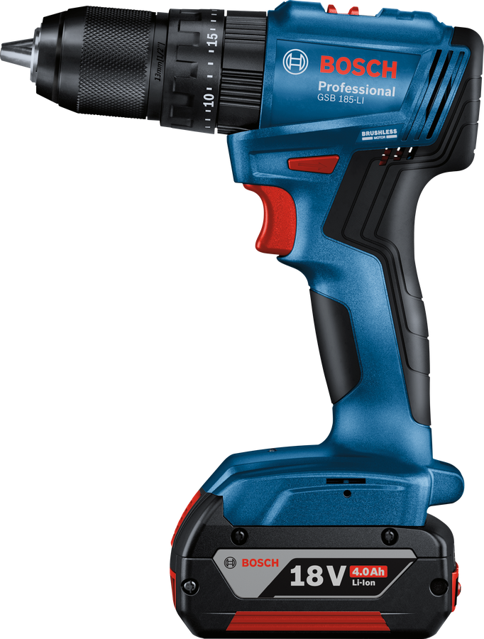 Bosch Akülü darbeli matkap/Vidalama Makineleri  Çift Akü 2.0 Ah GSB 185-LI