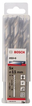 Bosch HSS-G 11*142 mm 5'li Paket