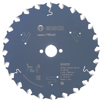 Bosch Expert for Wood 165*20 mm 24 Diş
