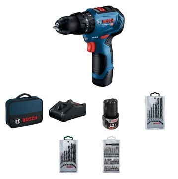 Bosch Akülü darbeli delme/vidalama makineleri PRO GSB 12V-30 + 39 parça set