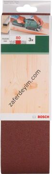 Bosch - Tank Zımpara Kağıdı 3'lü, 75 x 533 mm 100 Kum