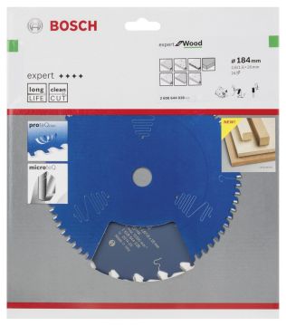 Bosch Expert for Wood 184*20 mm 24 Diş