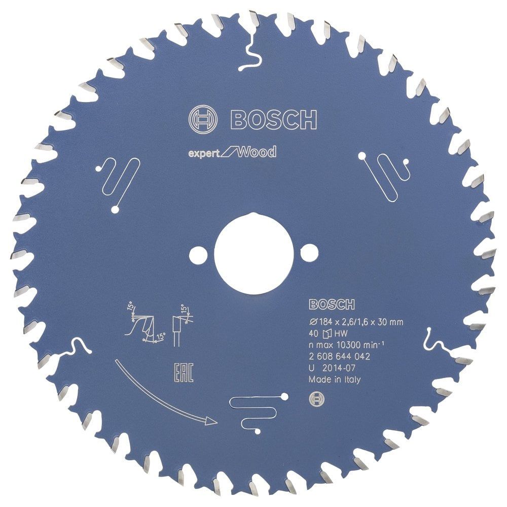 Bosch Expert for Wood 184*30 mm 40 Diş