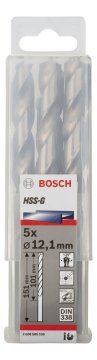 Bosch HSS-G 12,1*151 mm 5'li Paket