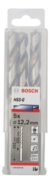 Bosch HSS-G 12,2*151 mm 5'li Paket