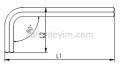 Allen Anahtar Altı Köşe Uzun Boy 2.5 mm