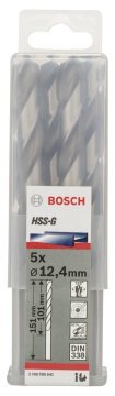 Bosch HSS-G 12,4*151 mm 5'li Paket