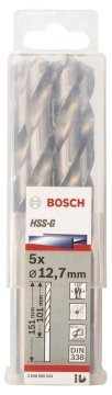 Bosch HSS-G 12,7*151 mm 5'li Paket
