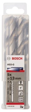 Bosch HSS-G 13*151 mm 5'li Paket