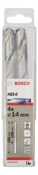 Bosch HSS-G 14*160 mm 4'lü Paket
