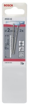 Bosch HSS-G 2*49 mm 2'li Paket