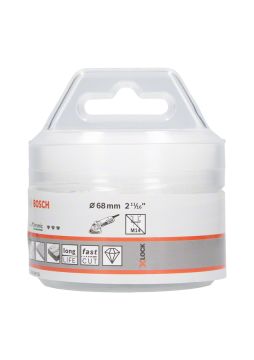 Bosch - X-LOCK - Best Serisi, Taşlama İçin Seramik Kuru Elmas Delici 68*35 mm