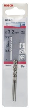 Bosch HSS-G 3,2*65 mm 2'li Paket