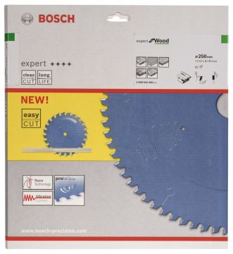 Bosch Expert for Wood 250*30 mm 80 Diş