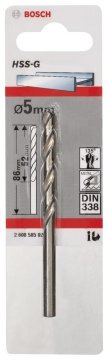 Bosch HSS-G 5*86 mm
