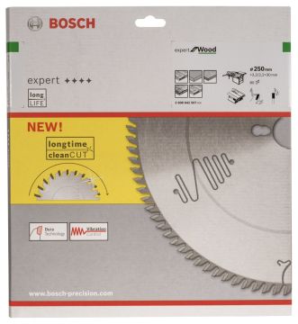 Bosch Expert for Wood 250*30 mm 80 Diş