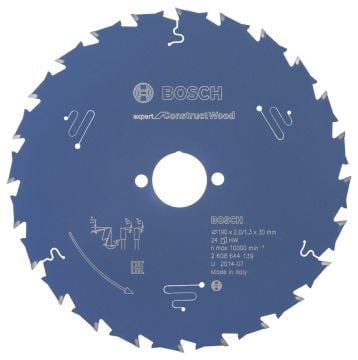 Bosch Expert for Construct Wood 190*30 mm 24 Diş