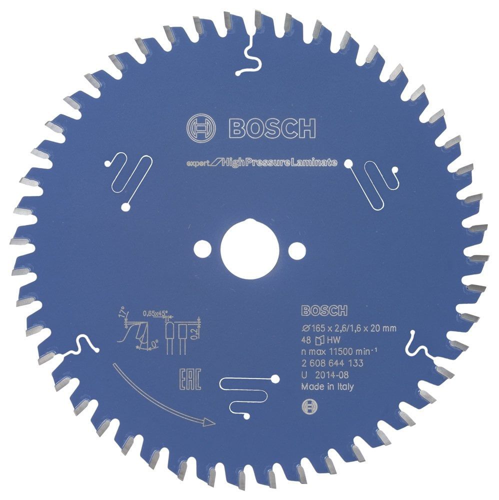 Bosch Expert for High Pressure Laminate 165*20 mm 48 Diş