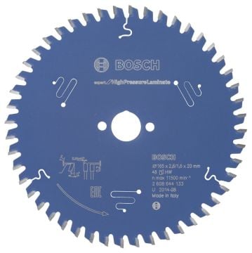 Bosch Expert for High Pressure Laminate 165*20 mm 48 Diş