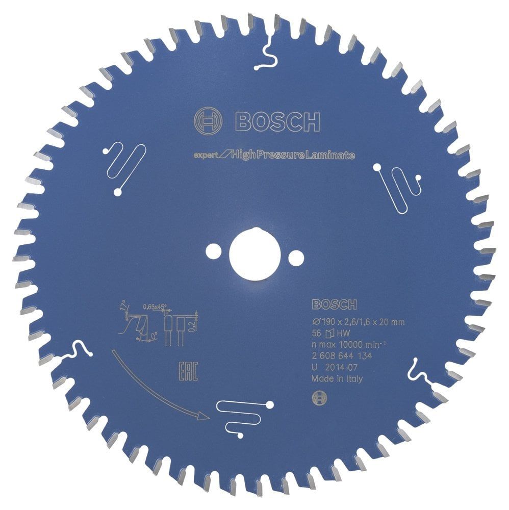 Bosch Expert for High Pressure Laminate 190*20 mm 56 Diş