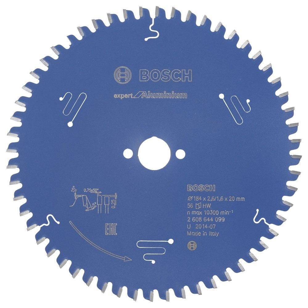 Bosch Expert for Aluminium 184*20 mm 56 Diş