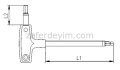 İzeltaş Yuvarlak Başlı T Tipi Allen Anahtar 6 mm