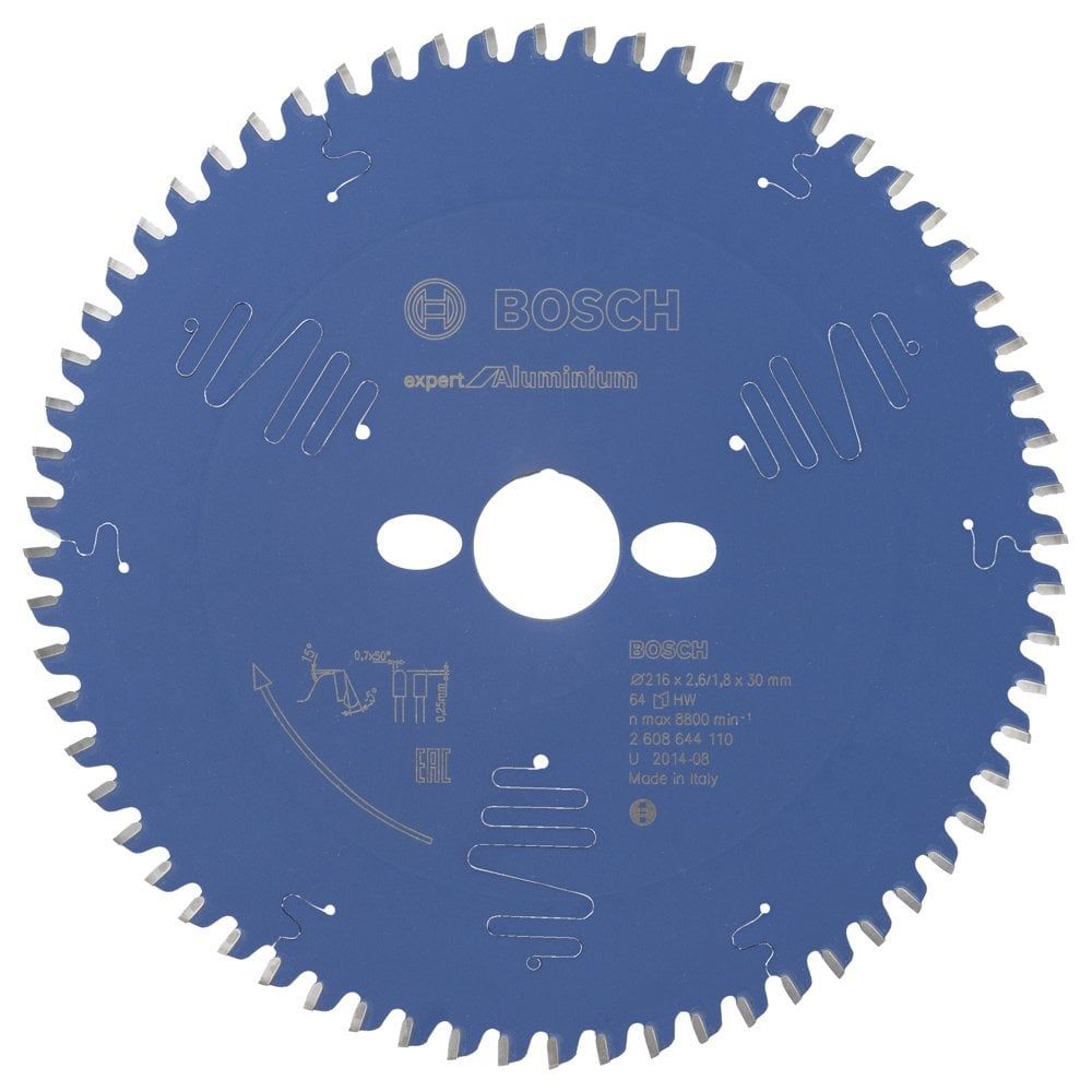 Bosch Expert for Aluminium 216*30 mm 64 Diş