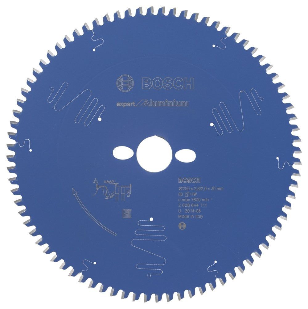 Bosch Expert for Aluminium 250*30 mm 80 Diş