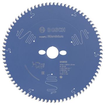 Bosch Expert for Aluminium 254*30 mm 80 Diş