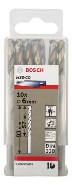 Bosch HSS-Co 6*93 mm 10'lu Paket