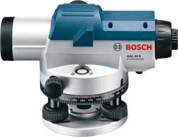 Bosch GOL 32 D Professional Optik nivelman + Sehpa BT 160 + Ölçüm latası GR 500