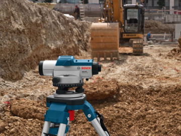 Bosch GOL 32 D Professional Optik nivelman + Sehpa BT 160 + Ölçüm latası GR 500