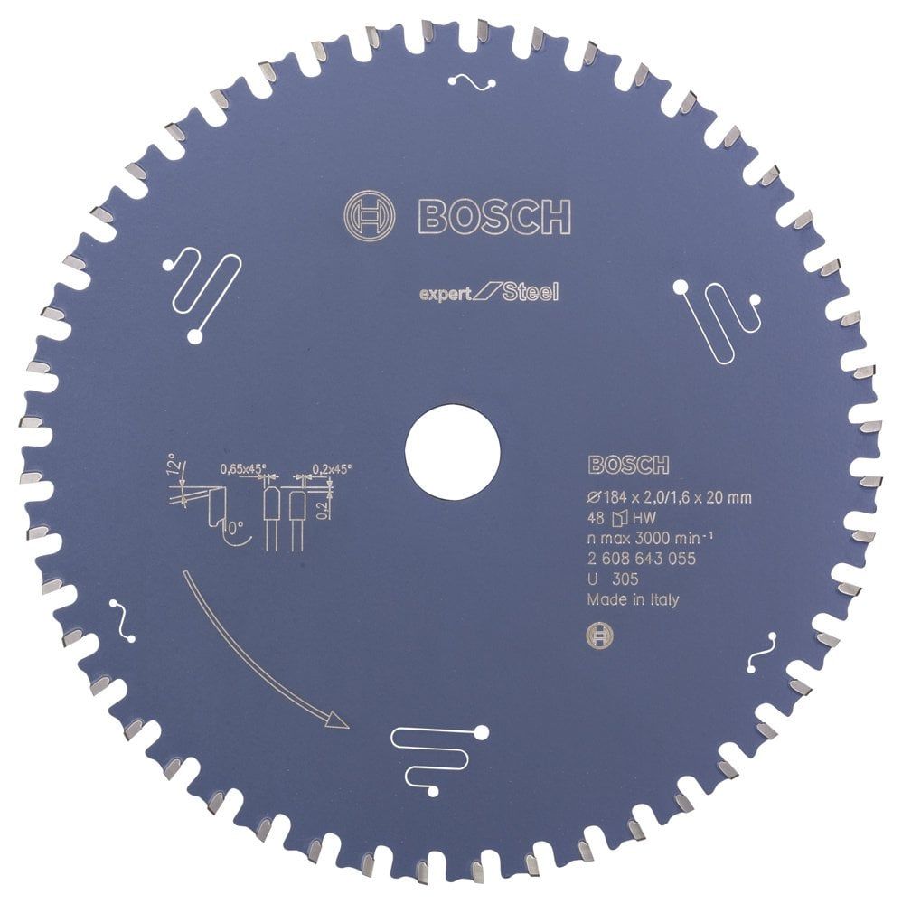 Bosch Expert for Steel 184*20 mm 48 Diş
